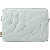 tomtoc 360 Protective Puffy Laptop Sleeve for 14-inch MacBook Pro M5(2025)/M4/M3/M2/M1 Pro/Max A3434 A3112 A3401 A3185 A2992 A2918 13.5/13.8-inch Surface Laptop 7(Copilot+ PC)/6/5/4/3, Quilted Design