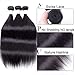 10A Peruvian Virgin Straight Hair 3 Bundles with Free Part Closure 26 28 30 with 20) 100% Unprocessed Peruvian Straight Human Hair Weft with Lace Closure Natural Hair Extensions Peruvian Straight Hair