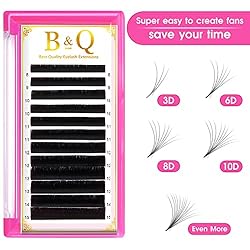 Eyelash Extensions Easy Fan Volume Lashes 0.03 0.05