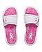 Under Armour Women's UA Ignite Pip VIII Slide White/Tropic Pink 8 B US