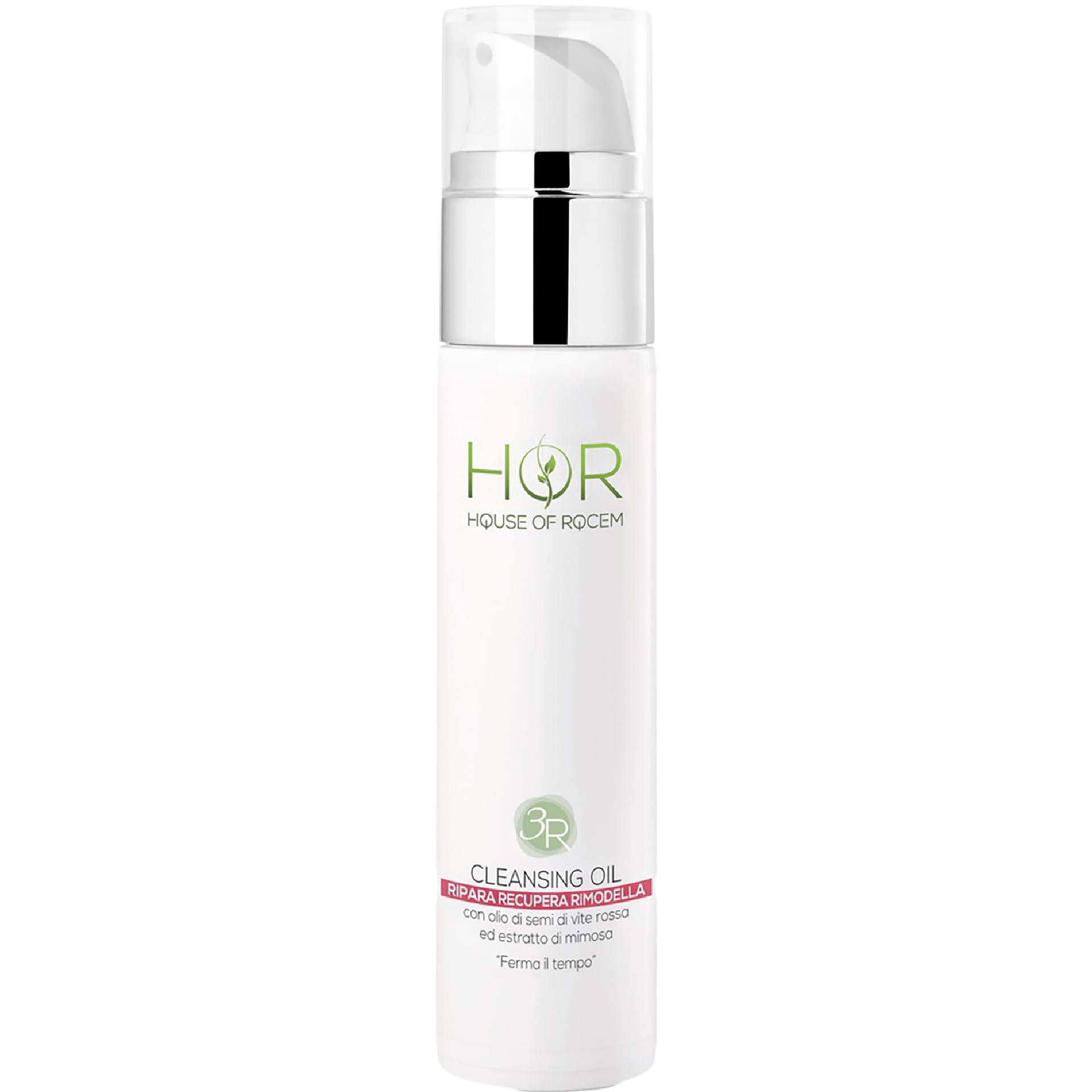 HOR- 3R Cleansing Oil 50ml, Natural Makeup Remover and Rebalancing Facial Cleanser for Melanin Rich Skin, Hydrating Oil for Sensitive and Dry Skin, Deep Cleansing and Radiant Finish, Made in Italy