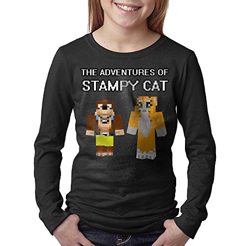 KIHOYG Youth The Adventures Of Stampy Cat Long Sleeve T-shirt