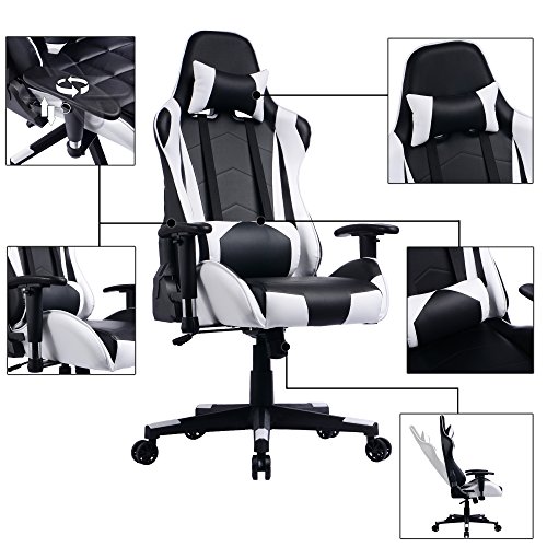 PRISP-Sedia-Gaming-Schienale-Reclinabile-Poltrona-da-Ufficio-Gamer-Racing-Sedile