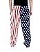 USA American Flag Lounge Pants Pajamas (Large)
