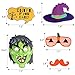 KIDCHEER 66pcs Halloween Photo Booth Props DIY Kit for Halloween theme Wedding, Birthday, Party, Photo Booth Novelty Dress Up Accessories Halloween Party Decorations Supplies