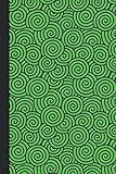Journal: Swirls (Green) 6x9 - DOT JOURNAL - Journal with dot grid paper - dotted pages with light gr by