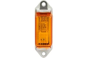 Blazer International B486A Mini Rectangular Side Clearance Marker Light, Amber