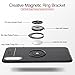 Newseego Huawei P20 Pro Case,360° Adjustable Ring Stand,Frosting Thin Soft Protective and Finger Ring Holder Kickstand Fit Magnetic Car Mount for Huawei P20 Pro-Black+Silver