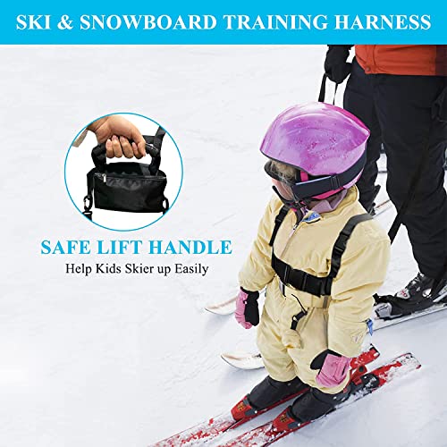 Kids Ski Shoulder Harness, Ski Leash Ski Training Harness, Skating
