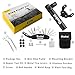 Mini Bike Pump with Multi Function Bike Repair Tools Kit, Alloy Bicycle Tire Pump Fits Presta & Schrader Valve, 100 PSI Mini Portable Cycle Frame Pump for All On & Off Road Tires & Sports Ball