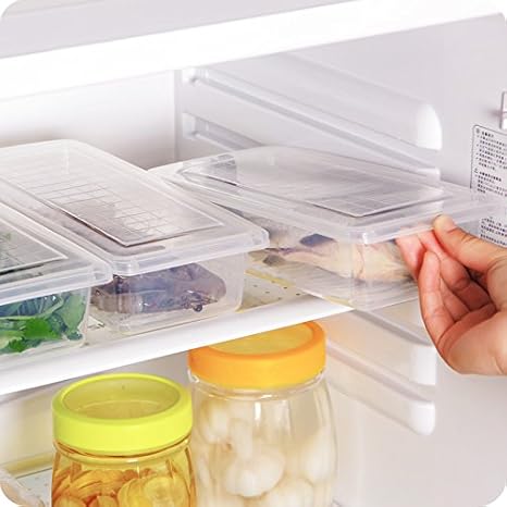 UWSZZ Cocina nevera caja de drenaje de humedad, frutas y verduras ...