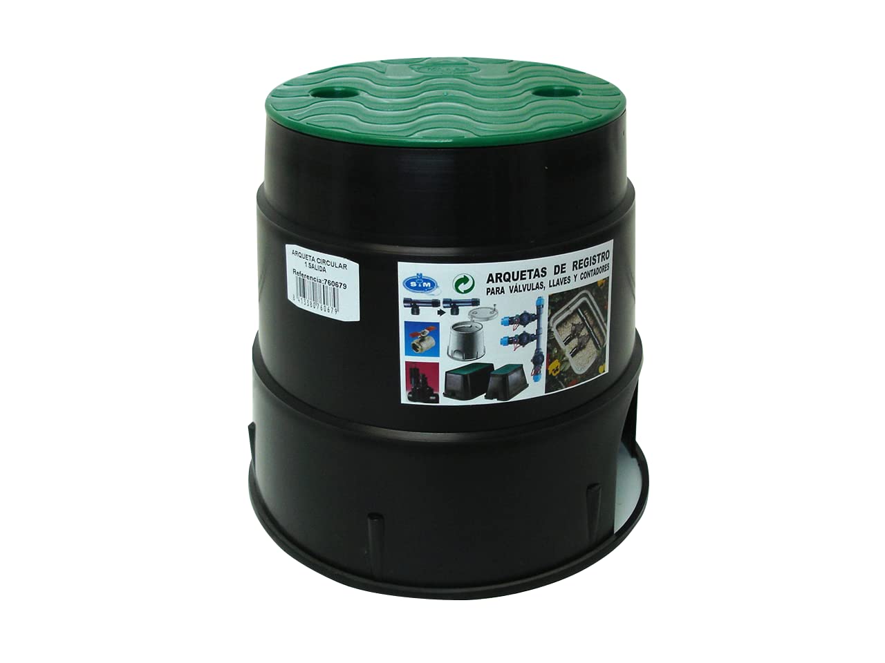 S&M 760679 Circular Irrigation Board 2 Outlets Ø21 cm for 1 Solenoid Valves