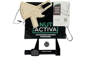 Anthroflex Student Anthropometry Kit with Anthropometer, Skinfold Caliper, Tape Measure, Bag - Level 1 (White)