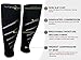 Calf Compression Sleeve Toeless Compression Socks Women & Men Best Footless Leg Support Sleeves for Calves - Improve Circulation for Shin Splint, Calf Pain Recovery, Running, Cycling, Travel, 1 Pair