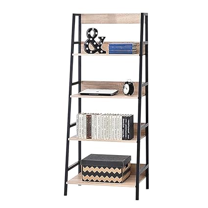Selsey Berg Ladder Bookcase Industrial Style Bookcase Display