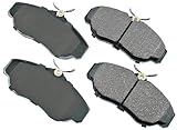 Akebono EUR676 EURO Ultra-Premium Ceramic Front Brake Pad Set For 1995-2004 Land Rover Discovery, Range Rover