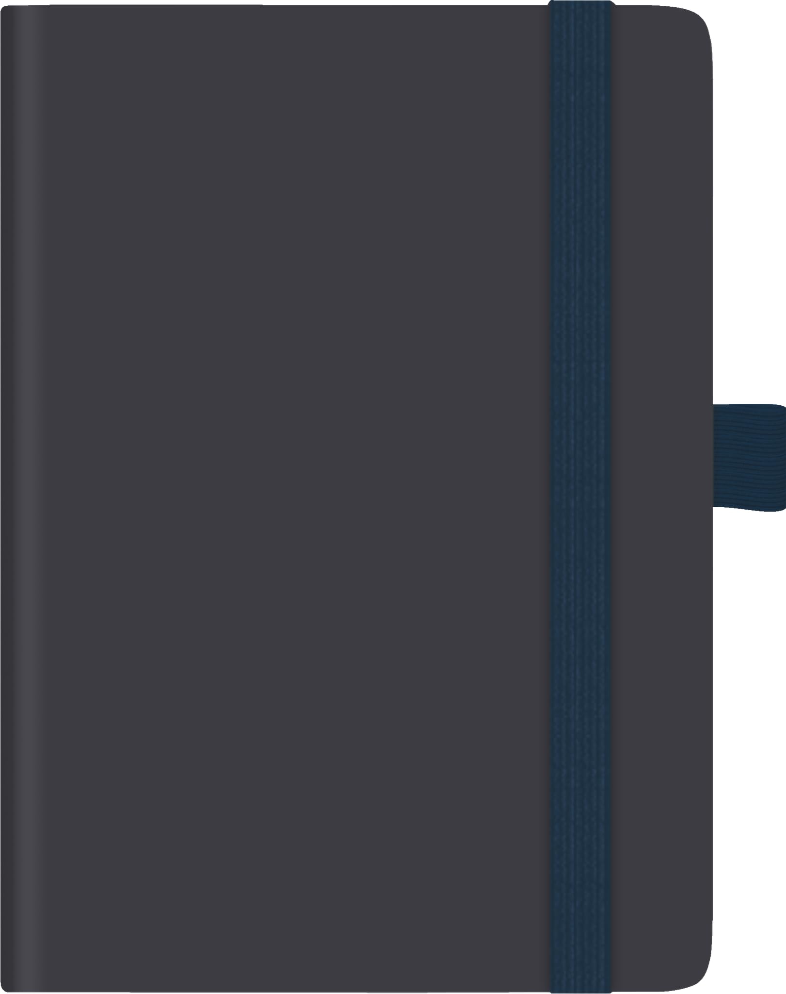 BRUNNEN Kompagnon Pocket Diary Model 732 66 (2025), 2 Pages = 1 Week, A6, 192 Pages, PU Cover, Flexible, Dark Blue
