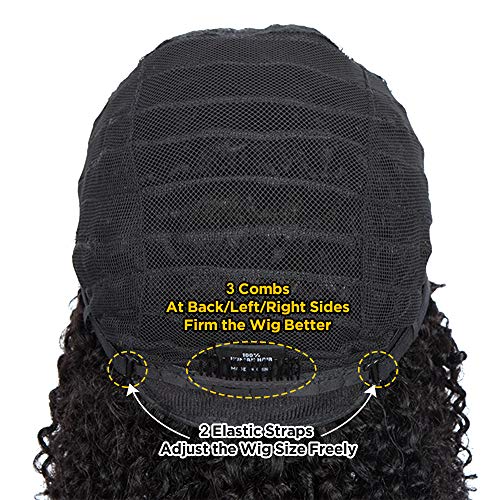 NOBLE-GIRL-Human-Hair-Curly-Wigs-with-Bangs-Short-Kinky-Curly-Wigs-for-Black-Women-Curly-Bob-Wigs-Brazilian-Virgin-Human-Hair-Wigs-Side-Part-Glueless-11-inch-Brown-Wigs