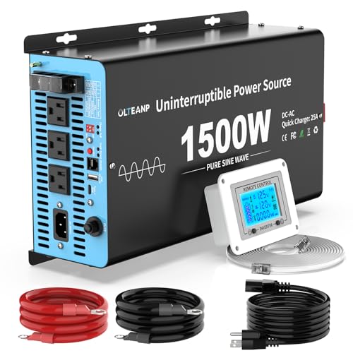 OLTEANP 1500W Sump Pump Battery Backup