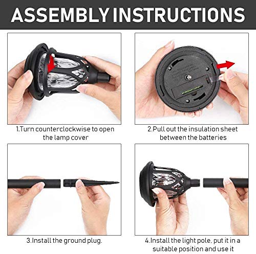 Solarleuchten Garten Warmweiß - [10 Stück] Solar Gartenleuchte Außenleuchte wasserdichte LED Solar Licht Dekoration Licht Solarlampe für Außen Wegbeleuchtung für Außen Villa Rasen