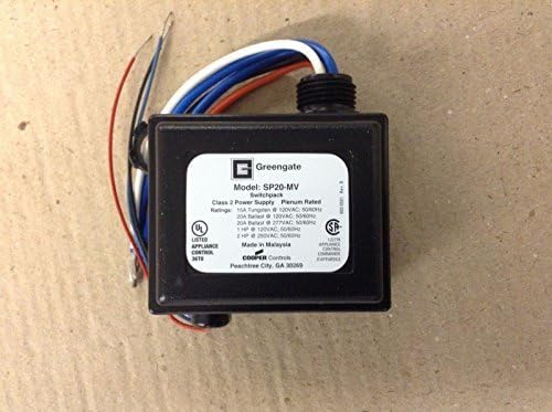Cooper Lighting SP20-MV Greengate Heavy Duty Switch Pack Power Pack 20A