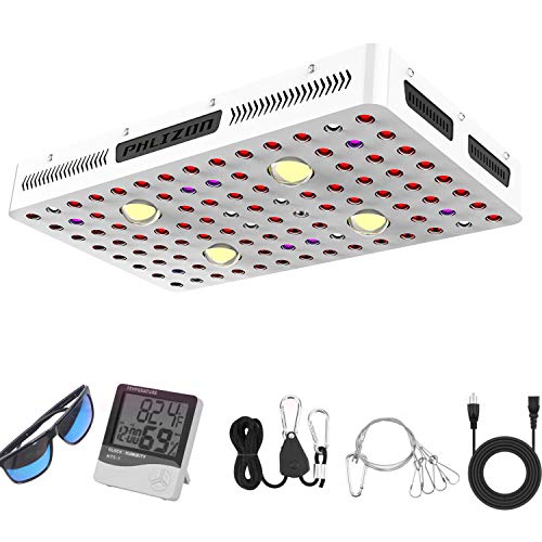 Phlizon CREE COB série 2000W LED Planter de la lumière plein spectre plantes d'intérieur de plus en plus légères de plus en plus de fleurs CREE COB de pousser plus de lumière avec moniteur corde réglable