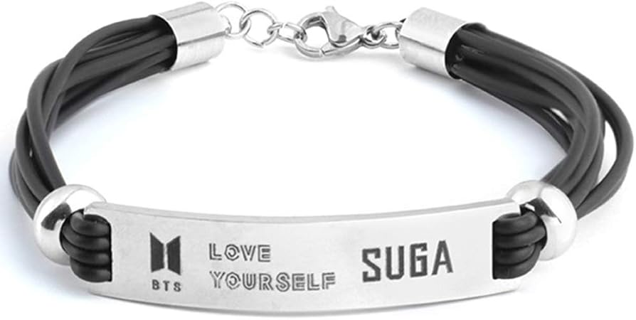 Amazon Teblacker Btsブレスレット ユニセックス Kpop 防弾少年団 Love Yourself 結局の愛 Jungkook Jimin V スガ ジン Jホープ ラップモンスターリストバンド リストレット The Army Normal M Tfg 9271 ブレスレット おもちゃ