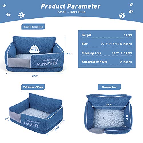 Sofá cama para perros kimpets para perros pequeños y medianos,