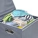 Laundry Hamper Sorter with Lid Closure – Foldable Hamper, Detachable Lid, and Portable Built-In Handles for Easy Transport – Single