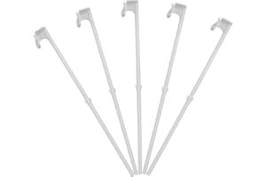 BESPORTBLE 5Pcs Car Window Flagpoles Clip-On Flag Brackets 44Cm Vehicle Flag Holder for Trucks and Cars Outdoor
