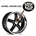 4PCS of Stanniz(TM) Transformer Autobot Car Tyre 55mm Wheel Center Hub Cap Emblem Logo Decal Sticker - Black