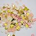 Mybbshower Gold Blush Peach Ivory Small Dot Wedding Confetti Party Decoration Pack of 17 Grams