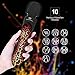 Vibrator Wand Massager Louviva Personal Power Body Handheld Back Neck Massager,Sex Toy for Women with LED Light of Seven Colors USB Rechargeable