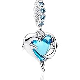 YUMINN Turtle Shells and Marine Animals Charm for 925 Sterling Silver for Women's Bracelets & Necklaces Dangle Pendant for Christmas Day Valentine's Day Mother's Day Jewelry Gifts for Women