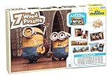 Cardinal Industries Minions 7 Wood Puzzles In Wooden Storage Box (styles will vary)