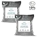 2 Pack 220G Natural Bamboo Charcoal Air Purifying Bag | Home & Car Air Freshener | Activated Charcoal Odor Eliminators for Closets, Bathrooms, Pet Areas, RV | Moisture Absorber | Closet Deodorizer