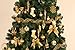 Sea Team 50-Pack Assorted Shatterproof Christmas Balls Ornaments Set Decorative Baubles Pendants with Reusable Gift Package for Xmas Tree (Gold)