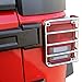 u-Box Jeep Wrangler Tail Light Cover, Tail Lamp Guard in Chrome Silver for Jeep Wrangler JK 2007-2018