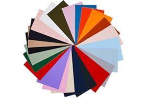 24PCS Self-Adhesive Nylon Repair Patches, 24 Colors Waterproof Lightweight Fabric Repair Patches First Aid Repair for Clothin