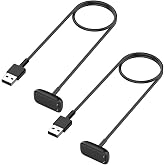 Charger for Fitbit Charge 5 / Charge 6 / Luxe (2-Pack, 3.3ft/1m) | Replacement Charging Cable Cord Accessories for Fitbit Fitness Tracker Wristband