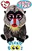TY Beanie Boos Zuri (Monkey), Rusty (Raccoon) & Wasabi (Baboon) Gift Set Bundle with Bonus 