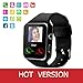 Smart Watch,Anti-lost Touch Screen Bluetooth SmartWatch,Health Tracking,Pedometer Analysis, Sedentary Reminder, Sleep Monitoring,Prevent Sweat, TF/SIM Card Slot for Android and iso Phones (Black)