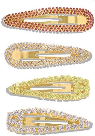 Wjingjingjレディースカラーラインストーンバレットジュエリー合金bbヘアクリップ女性日常着スタイリング水滴スナップバレット B07z1lym49 新作製品 世界最高品質人気 ペット用品 正規品送料無料 家電 カメラ 腕時計 100 品質保証 激安超特価