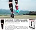 SB SOX Compression Calf Sleeves (20-30mmHg) for Men & Women - Perfect Option to Our Compression Socks - For Running, Shin Splint, Medical, Travel, Nursing, Cycling, and Leg Pain (Black/Pink, Small)