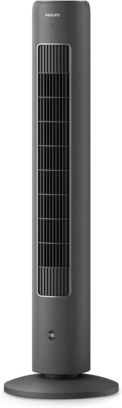 Philips Oscillating Tower Fan 5000 Series 105 cm Remote Timer 3 Speeds 3 Modes