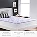 Lucid Lavender-Infused Mattress Topper - Memory Foam - 2 Inch - California King Size - Plush Feel - 5 Convoluted Zones - CertiPUR Certified - New Home Owner & Dorm Room Essentials