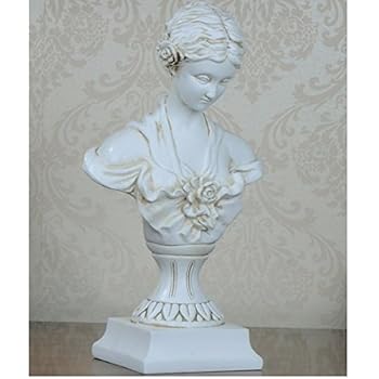 Resin Modern Fashion Venus de Milo Sculpture Figurine Statue Bust Antique White Color