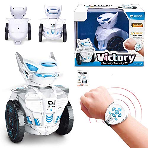 image for WomToy Remote Control Robot Toy for Kids, DIY Rc Intelligent Gravity I