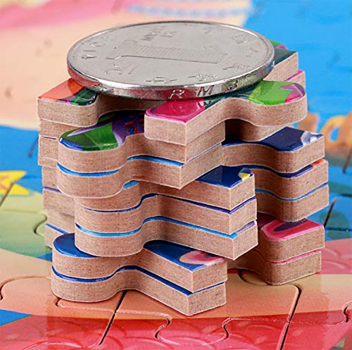 image for Aimeio 200 Pieces Wooden Mermaid Jigsaw Puzzle Kids Educational Puzzle
