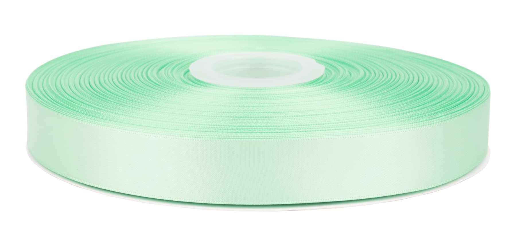 Fondersy 91 Meters Mint Double Faced Satin Ribbon - 22mm Width for Wedding, Gift Wrapping, Floral Arrangement and Crafts
